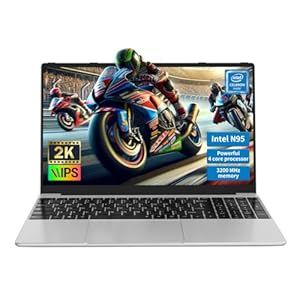 Laptop Computer, Gaming Laptop,16GB DDR4 RAM 512GB SSD, 1.7-3.4GHz Intel N95 Processor, 15.6″ FHD 1920 * 1080, 180 Angle Opening, Fingerprint Unlock, Backlit Keyboard, Windows 11 Pro