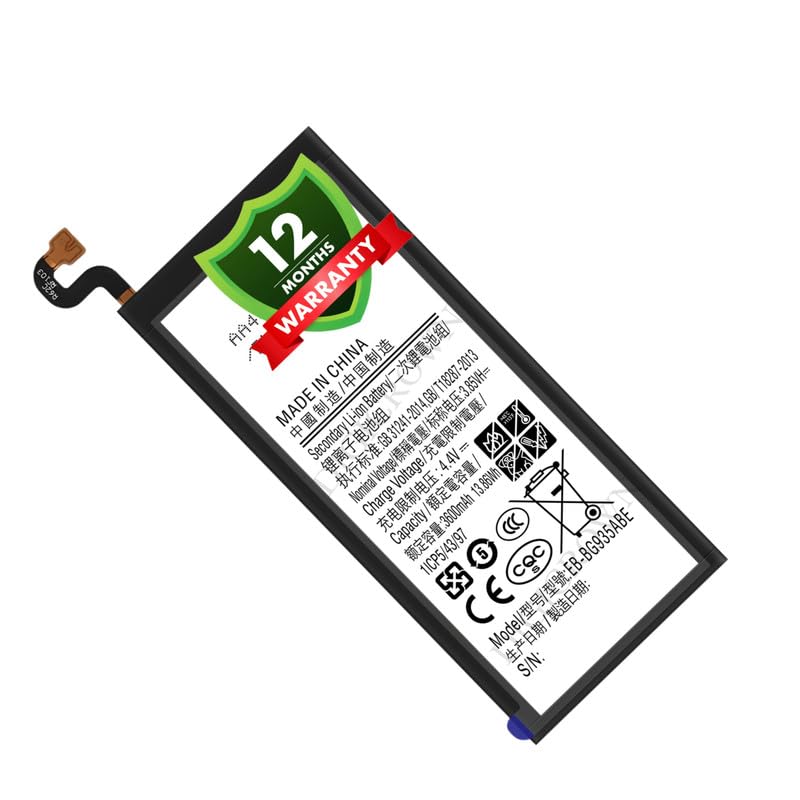 Image of Original EB-BG935ABE Battery Compatible for Samsung Galaxy S7 Edge - (3600mAh) - 1 Year Warranty DF7