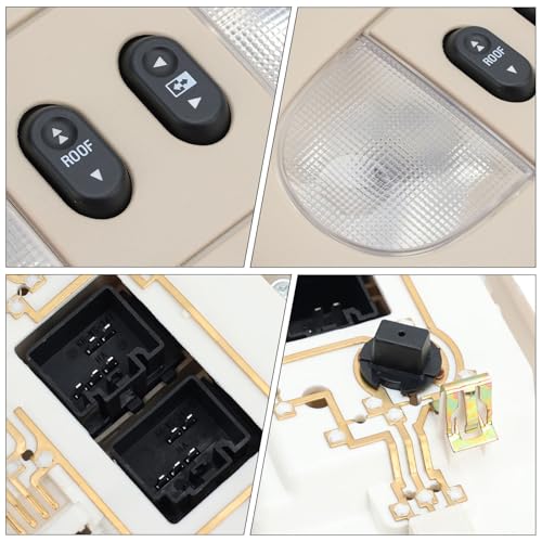 Lámpara LED de lectura para Ford F150 2004-2008 Beige miniatura 4