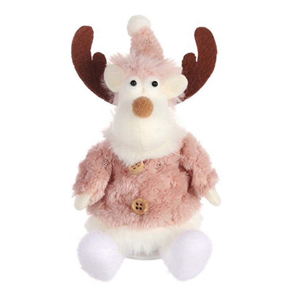 Ruankenshop Elfos De Navidad Reyes Magos Figuras Decoraciones De Navidad Papá Noel Alce Enano Marioneta por Adornos Regalo De CumpleañOs Navidad DecoracióN De Ventana elk