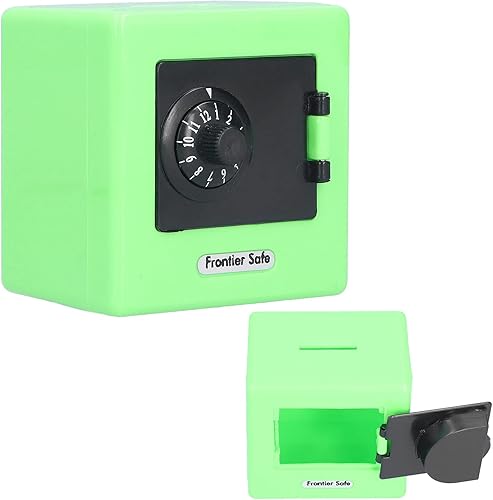 Miniatura 4 de Bancos de dinero para bebés con funda de almacenamiento con cerradura, alcancía para niños, caja de seguridad de simulación, cerradura codificada,