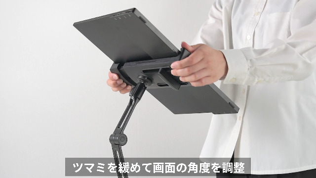 Amazon.co.jp: サンワダイレクト モバイルモニター スタンド アーム