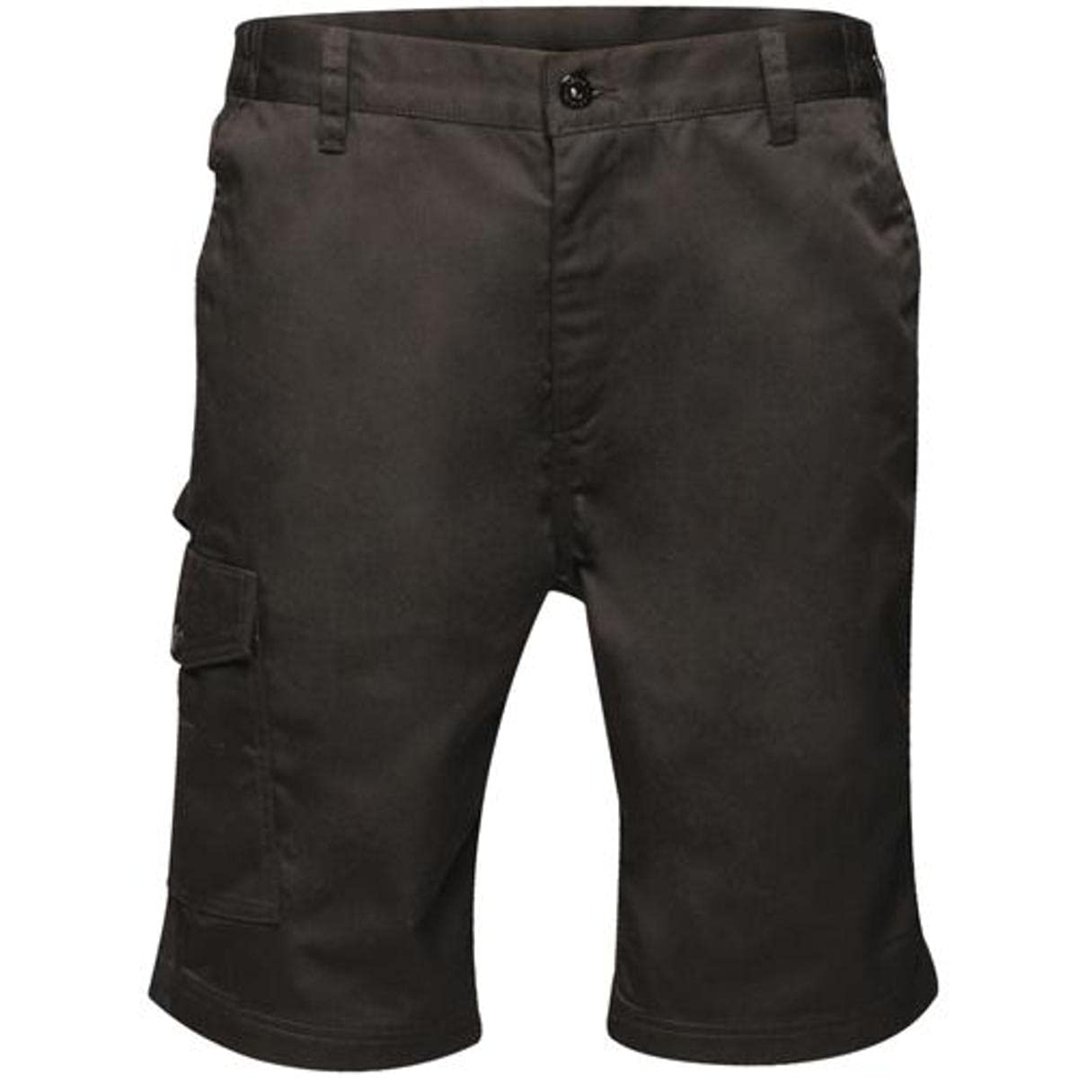 Regatta Professional Men's Pro Reinforced Cargo Shorts, Durable & Water Repellent - Perfect for Outdoors & Workwear Black