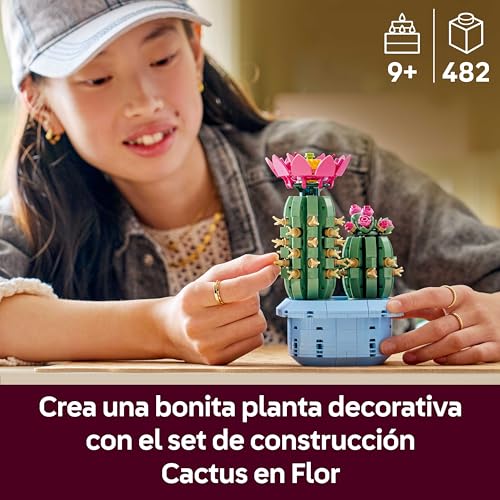 Miniatura 2 de LEGO Botanicals Cactus en Flor - Planta con Maceta Artificial con 2 Cactus y Flores - Decoración de la Habitación - Regalo de Cumpleaños para Niñas de 9+ Años y Amantes de Las Plantas - 11509