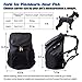 Dog Carrier Backpack Breathable for Small Pets/Cats/Puppies, Pet Carrier Bag with Mesh Ventilation, Safety Features and Cushion Back Support, for Traveling, Hiking, Camping, Walking & Outdoor, Black