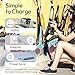 Airbrush Kit with Compressor 30PSI Portable Airbrush Gun Rechargeable Handheld Cordless Air Brush for Nails Art, Painting, Cake Decor, Cookie, Mode, Makeup, Barber (Black)