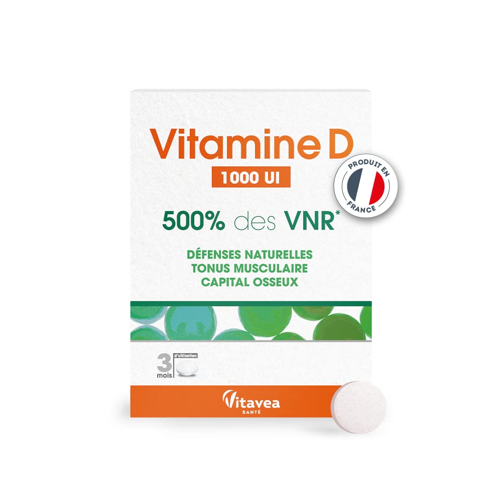 Vitavea Santé Vitamine D 1000UI 90 comprimés
