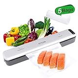 ACTOPP Macchina Sottovuoto Professionale per Alimenti, Sigillatrice Sottovuoto Alimenti Portatile...