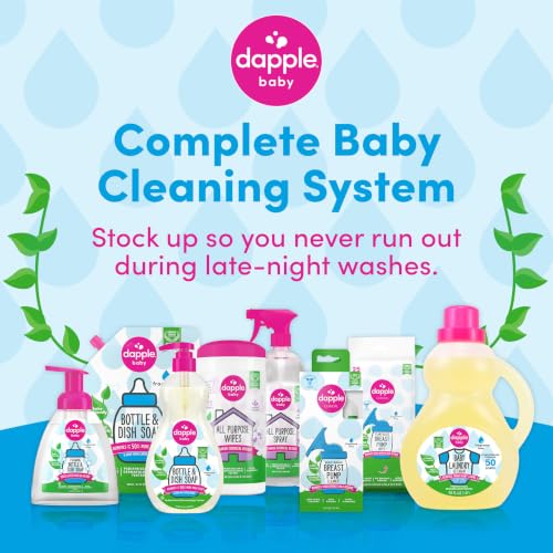 Image of Dapple Baby - Fragrance-Free Foaming Bottle & Dish Spray - 16.9oz (2 Pk)