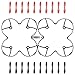 AFUNTA Mini RC Quadrocopter reemplazar Kit, Incluyendo hélice, Prop y la Cubierta del Protector de Protección de HUBSAN X4 H107C H107D Quadcopter Juguete