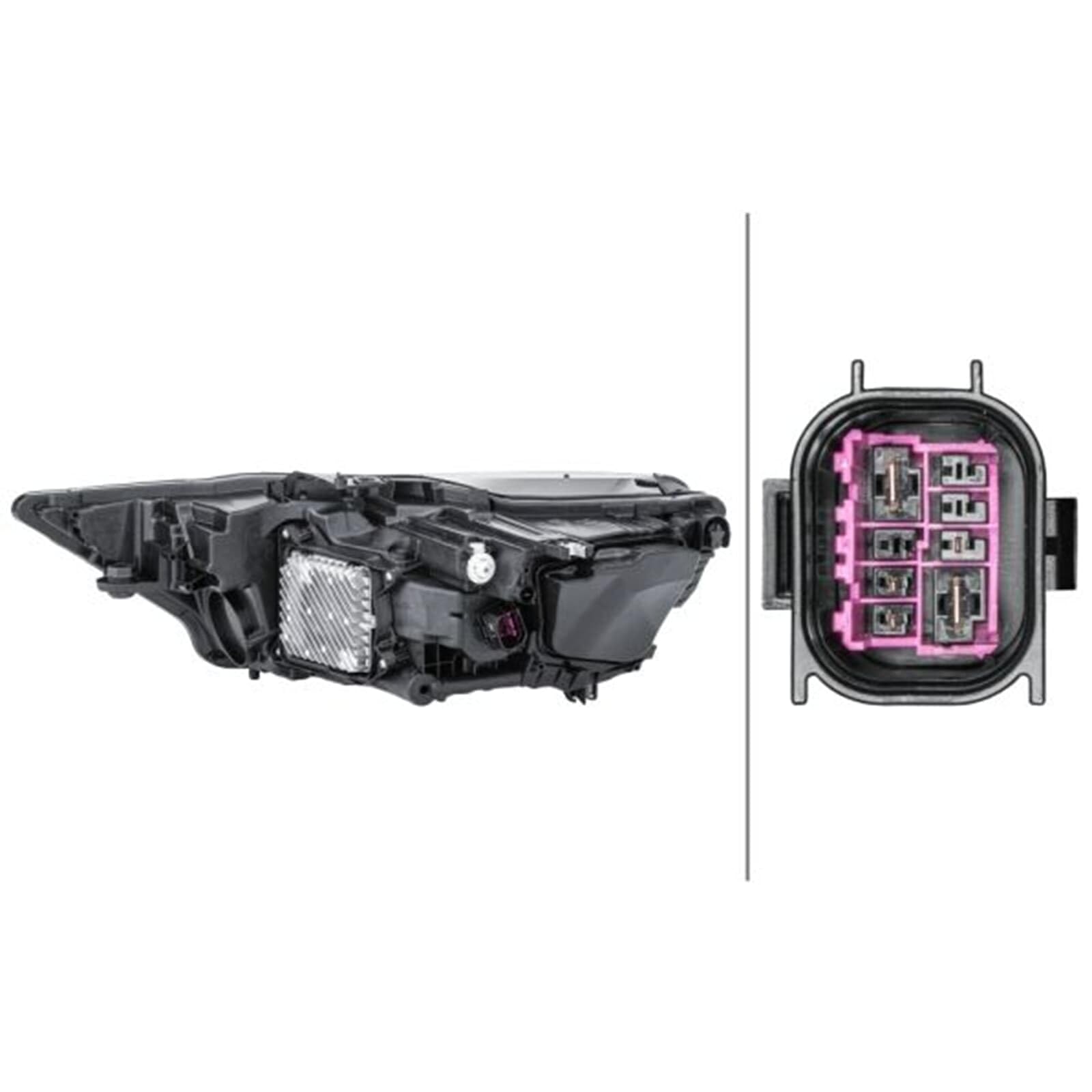 HELLA 1ZX 013 377-121 matrix-Reflektor - dla m. in. Audi A6 Avant (4A5, C8) - ECE - dla ruchu prawostronnego - z prawej