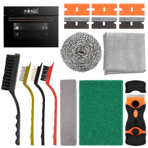 AIHSUMC Heavy Duty Oven Cleaner Brush Kits, 12 Pcs...
