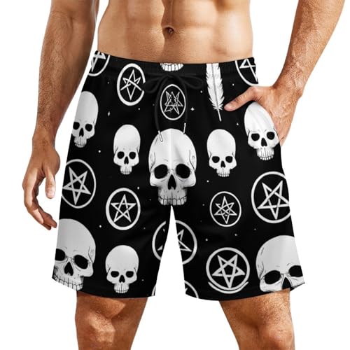 Supdreamc Comfort Men & Boys Big & Tall Swim Trunks Half Pants for Beach Athletic Workout2