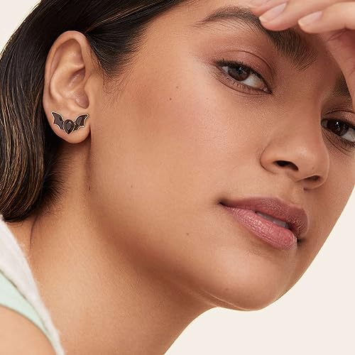 WOWORAMA Halloween Earrings Cute Pumpkin Earrings for Women Fun Crystal Pumpkin Stud Earrings Funny Smiling Face Pumpkin Drop Earrings Halloween Earrings Jewelry