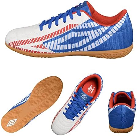 Umbro Men's Sala Z5 Futsal Shoe, Royal/White/Red, 11.5 | Image 3