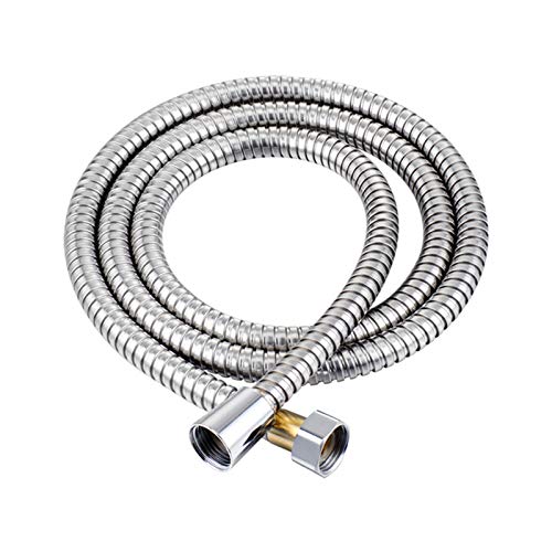 Manguera de ducha universal de acero inoxidable flexible y silicona gruesa para grifo de baño 2