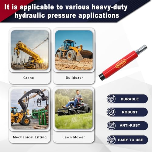 Image of Grease Fitting Cleaning Tool Zerk Kit Updated, Heavy Duty Hydraulic Pressure Cleaner Tool for Dried Grease Fitting Removal, Universal for Trucks, Tractors, Excavators, Includes a Spare Coupler