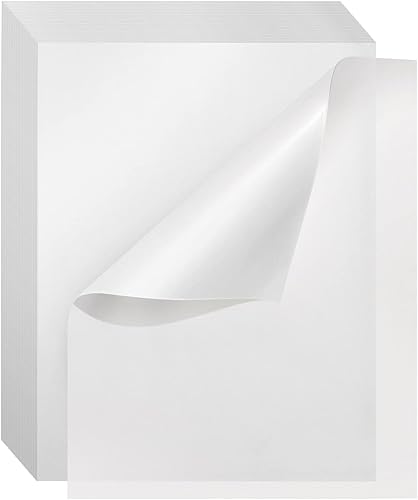 Bright Creations Glassine - Hojas de papel de calco para obras de arte, hojas de piel de cebolla glassine sin ácidos para manualidades, 8.5 x 11