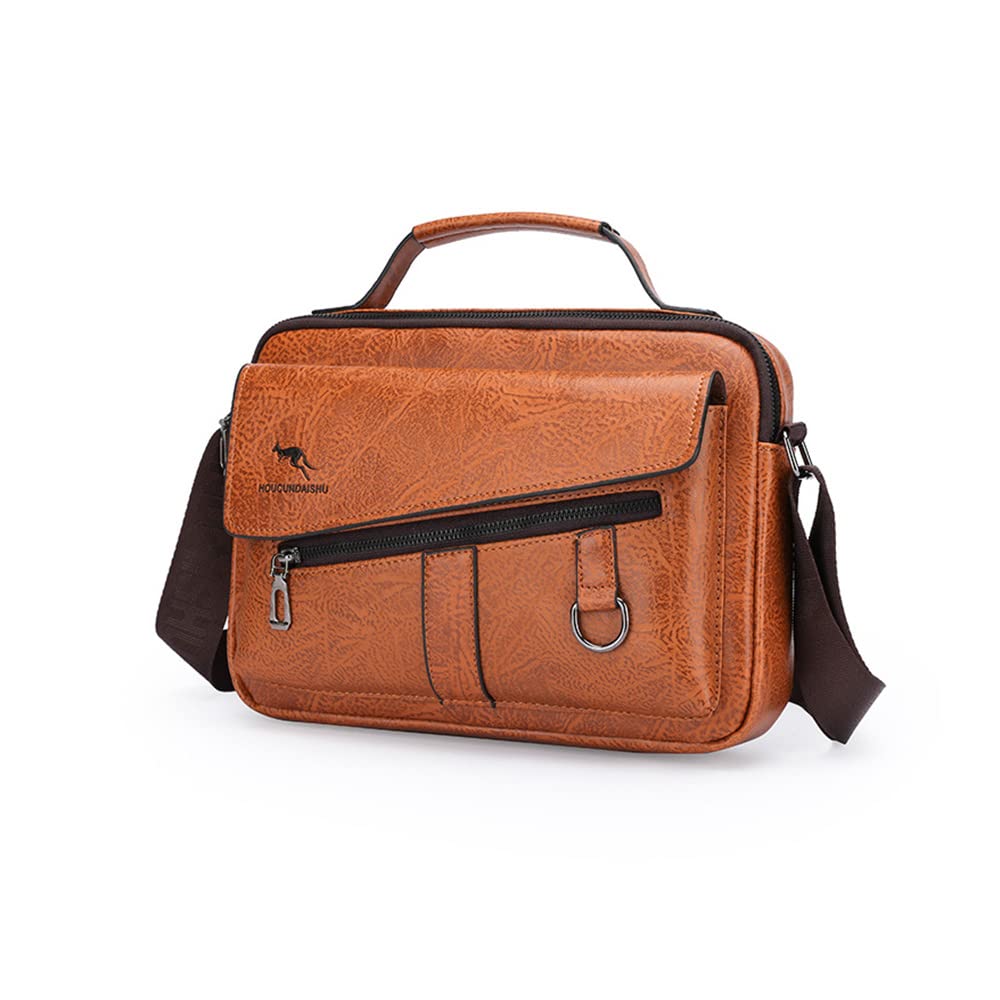 Amazon | [Whatna] 革 ショルダーバッグ メンズ 3way