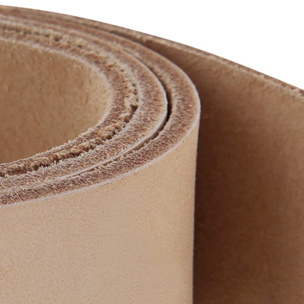 AURORIS Lederband Rund 1mm - 50m Rolle Natur Ungefärbt