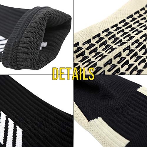 Athletic Sock Non-Slip Sport Sock for Men Women Non-Skid Long Compression Knee Length Colorful Socks with Grips4