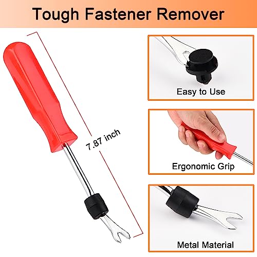 Car Retainer Clips 1345PCS Car Push Retainer Clips Car Plastic Door Panel Trim Clips Kit 36 Sizes Cars Body Kits Fastener Remover for Ford Toyota GM Honda Chrysler BMW Benz Nissan Audi Subaru Mazda - Image 4