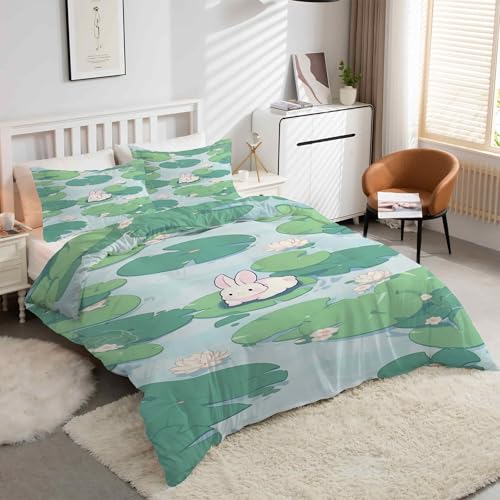 Housse de couette lapin 90x190 douce en microfibre zippée - 2