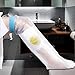 Asunby Cast Covers for Shower Leg Adult Waterproof full Leg Protector Shower Bandage Wound Showering for Broken Leg Knee Foot Ankle Wound Burns Care Supplies, After Surgery Gifts,Reusable