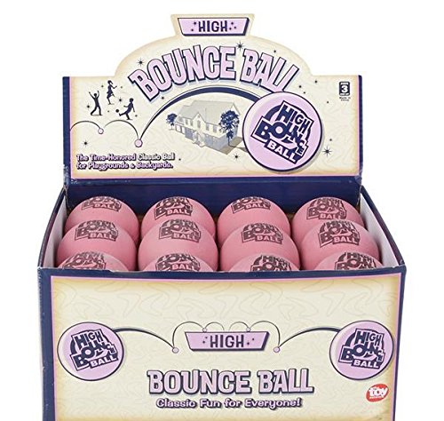 DollarItemDirect 2.5 inches Rubber Pink High Bounce Ball, Case of 3