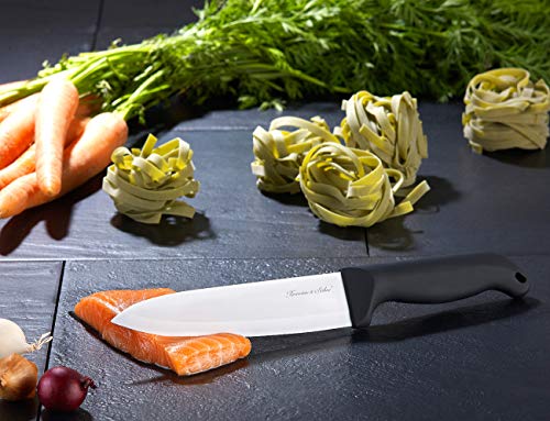 PEARL Chef's Knives - Coltello in ceramica: Coltello da cuoco in ceramica con lama da 15 cm (Coltelli domestici in, regalo) - immagine 5