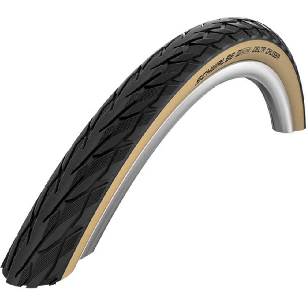 Schwalbe 32-630 RoadCruiser KevlarGuard, Draht, Green Compound Schwarz