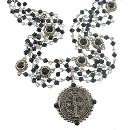 San Benito Bicone Magdalena Necklace Jet