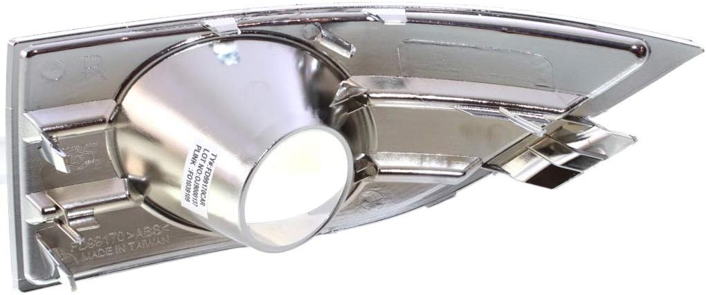 For Ford Taurus Fog Light Cover 2008 2009 Passenger Side | Chrome | DOT/SAE Compliance | FO1039109 | 8G1Z17E810AA
