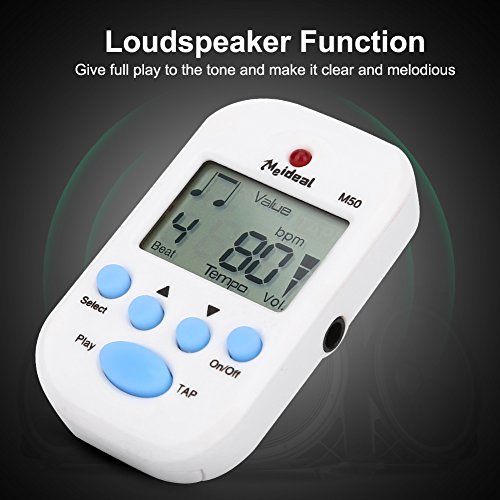Drfeify M50 Mini Metronome Clip-on Tempo pour Instruments de Musique - Les Beatles, Paul McCartney, John Lennon, RIngo Starr, George Harrison Drfeify M50 Mini Metronome Clip-on Tempo pour Instruments de Musique – Image 3