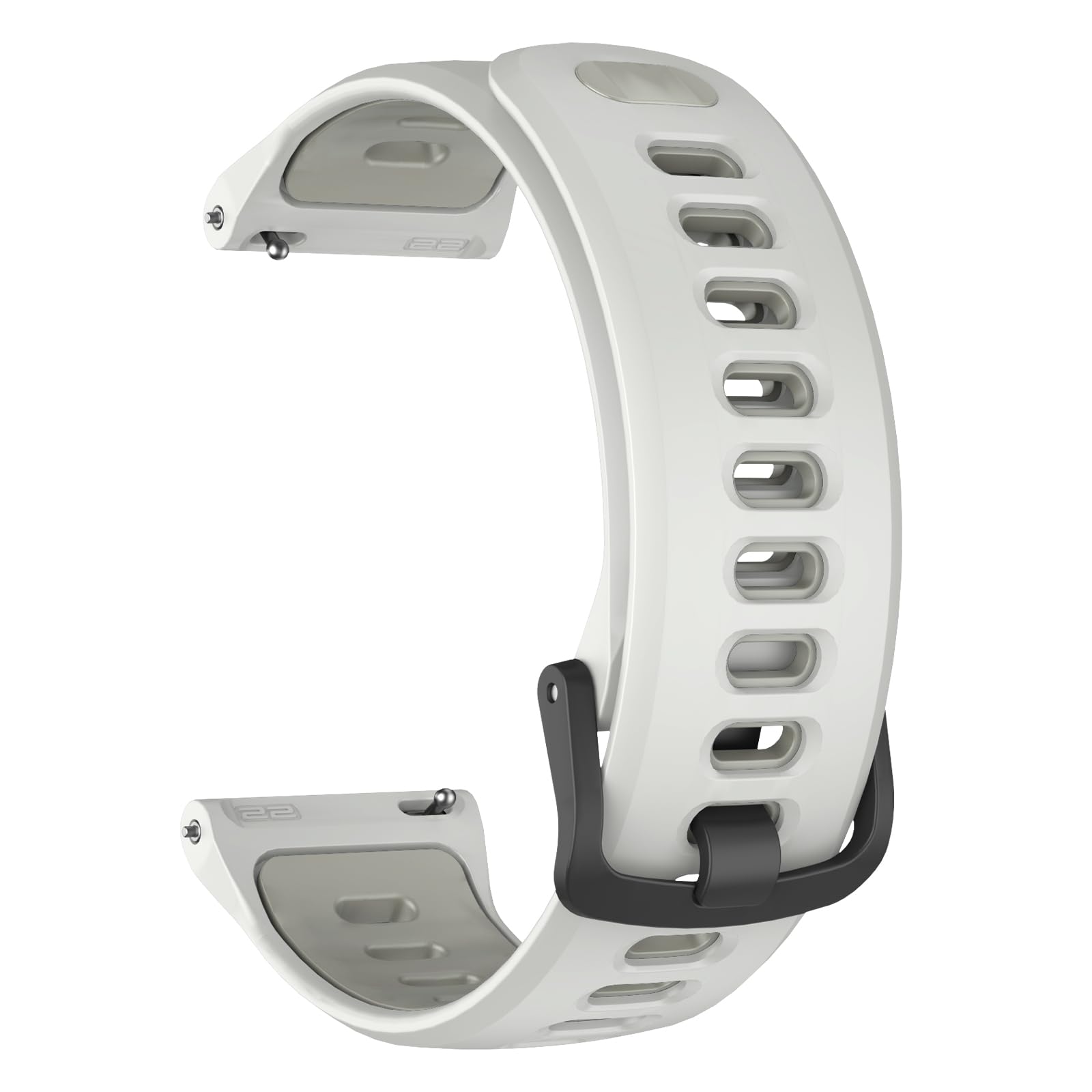 MYSNBKN 22 mm Watch Starp for Coros Pace 4/Pace 3/Apex 46 mm/Apex 2 Pro/Apex Pro, Replacement Strap Soft Silicone for Venu 2/Venu 3/Vivoactive 4/Forerunner 570 47 mm/265/255