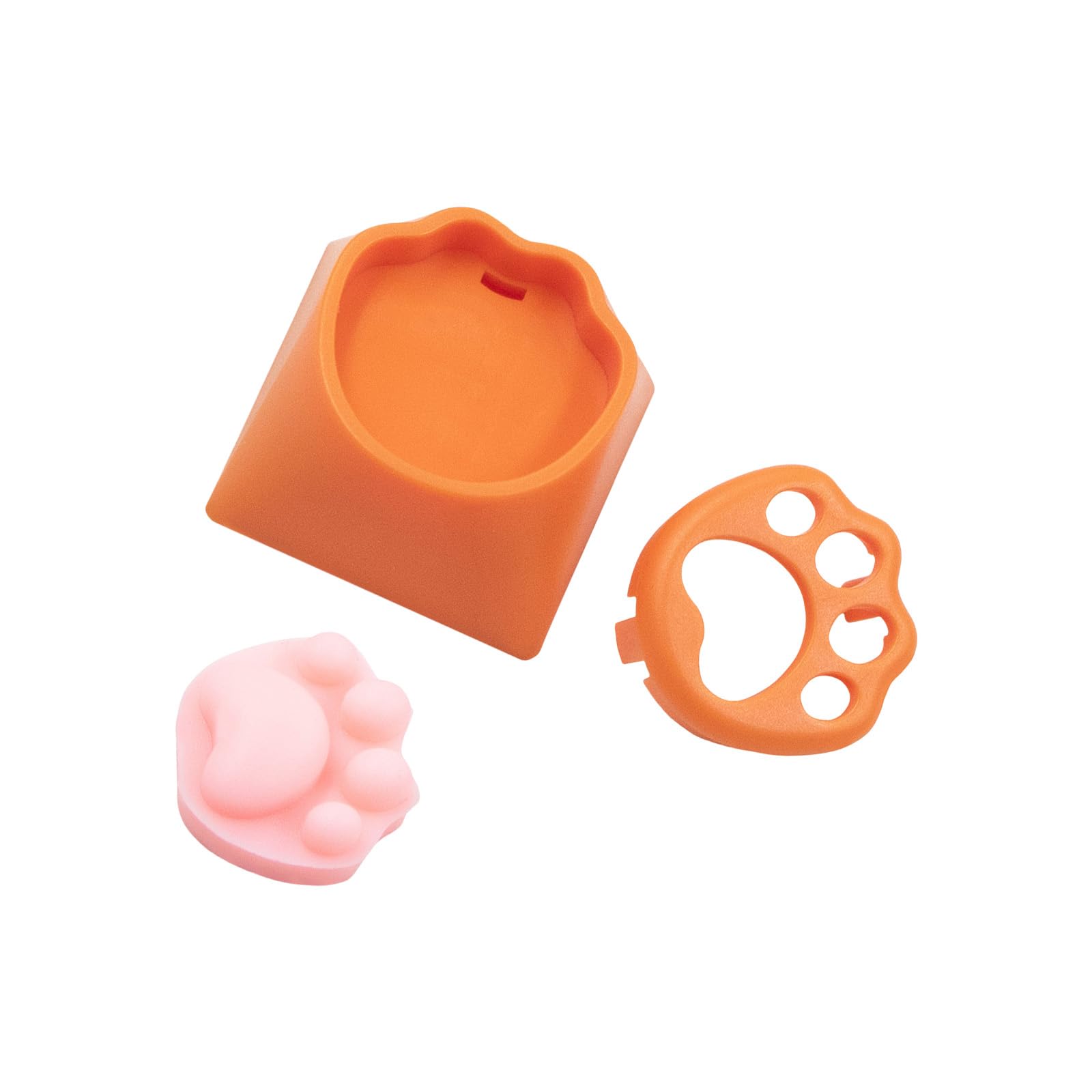 Xjdzineq 3D Keycaps Soft Silicone Construction Customizable Keyboards Caps for Typing Comfort and Aesthetics Silicone Mechanical Keyboards Keycaps