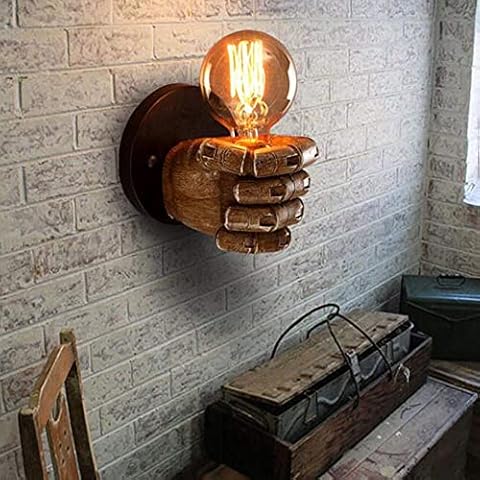 Lámpara de Pared Antigua Retro Puño Luz de Retención Cover