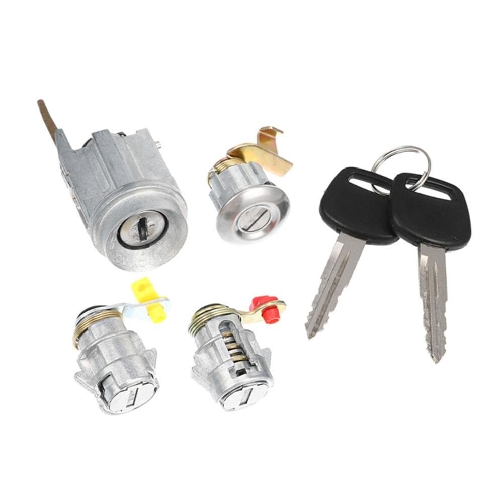 Lenksäule Blinker Lichtschalter Passend für Pickup 4Runner, ersetzt 69005–35030, 69058–60041, D2191608, 69005–35130, Auto-Zündschloss-Sperrzylinder mit 2 Schlüsseln