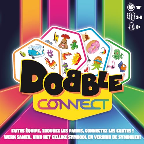 Asmodee | Dobble Connect | FR/NL | Zygomatic | Dobble | 8+ | 2-8 ...