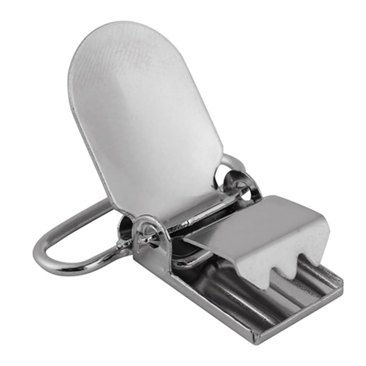 Ludom 20 clip per bretelle, accessori di riparazione, per realizzare portaciuccio, ganci per bavaglini (25 mm)