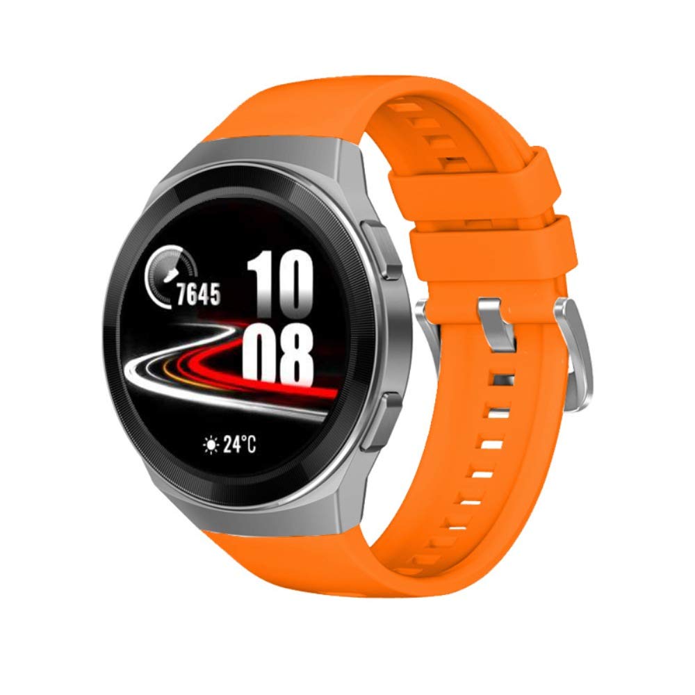 OBOE Silicone Sports Strap Smart Watch Replacement Band Compatible With Huawei Watch GT 2e (Orange) (B08GQ85DJZ) Amazon Price History, Amazon Price Tracker