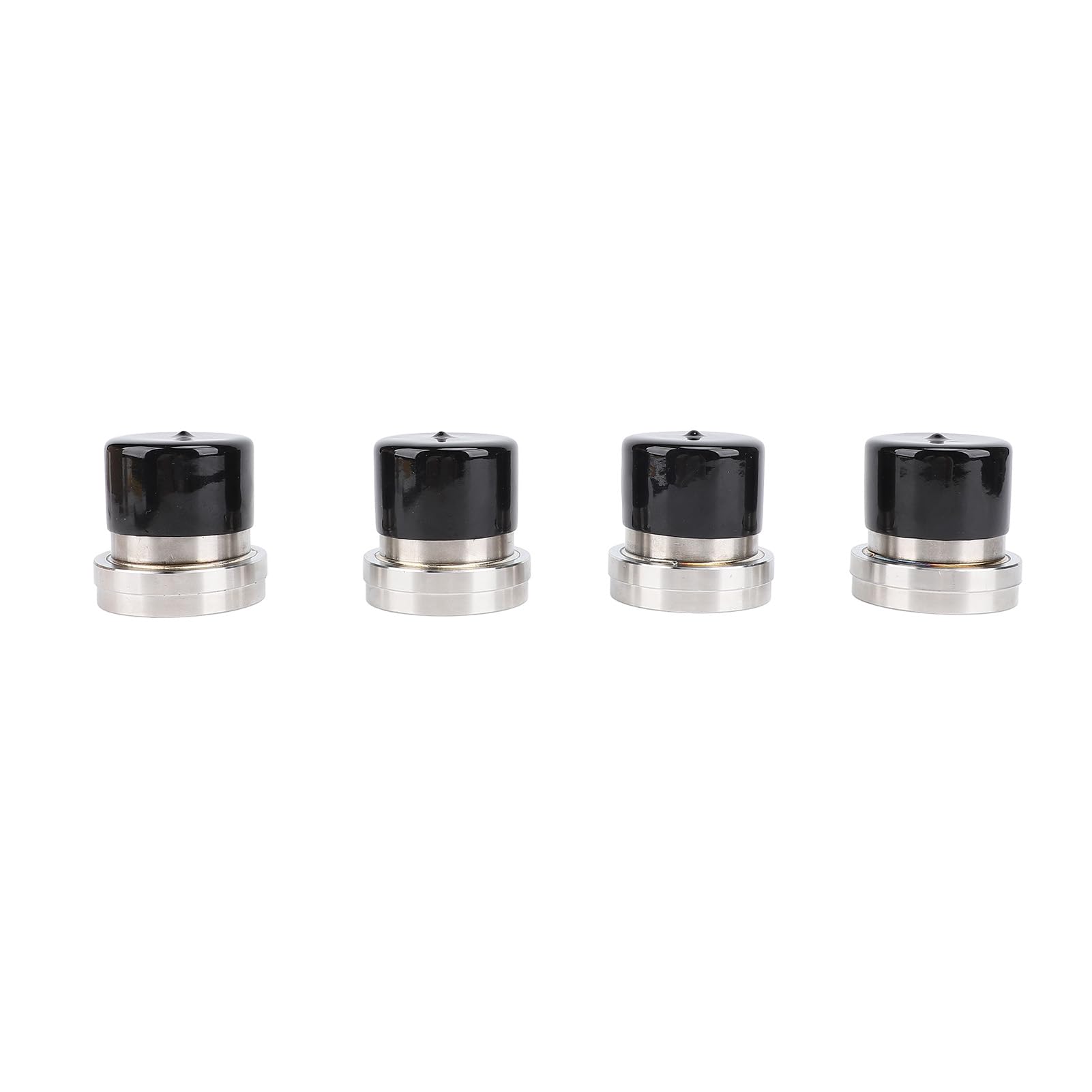 4Pcs 2.441 Inch Diameter Stainless Steel Bearing Protectors, Boat Trailer Wheel Bearing Hub Protector with Protective Bra & Auto Check, Wheel Hub Bearing Center Caps Protector