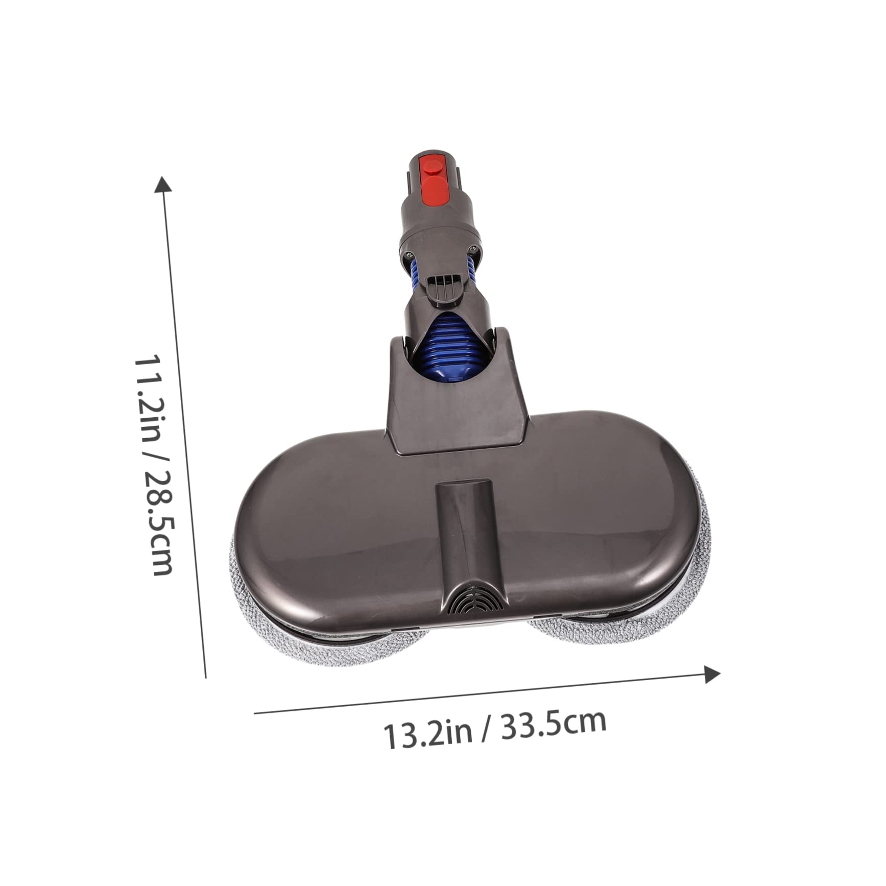 ERINGOGO 6Pcs Electric Mop Attachment with Cloths for Vacuum Cleaner Versatile Dry Wet Mop Head Compatible with Various Models Ergonomic and Lightweight Design