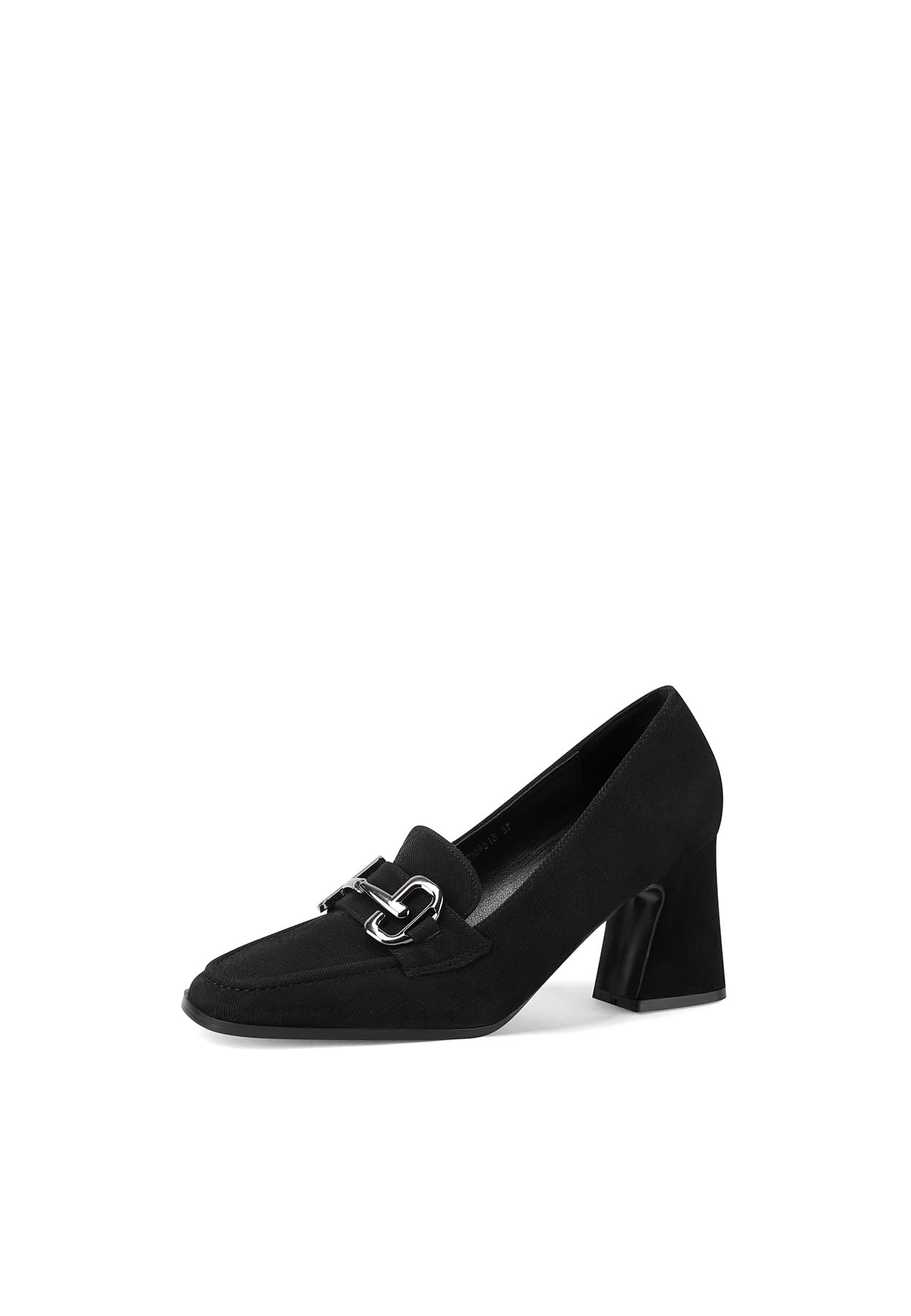 QUEEN HELENA Mocassini con Tacco Medio Francesine Casual Eleganti Donna ZM9818
