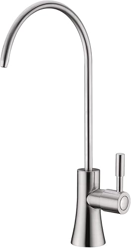 Miniatura 1 de EKRTE Moderno mejor grifo purificador de agua potable de latón, grifo comercial de filtración de agua de níquel cepillado fregadero de barra de