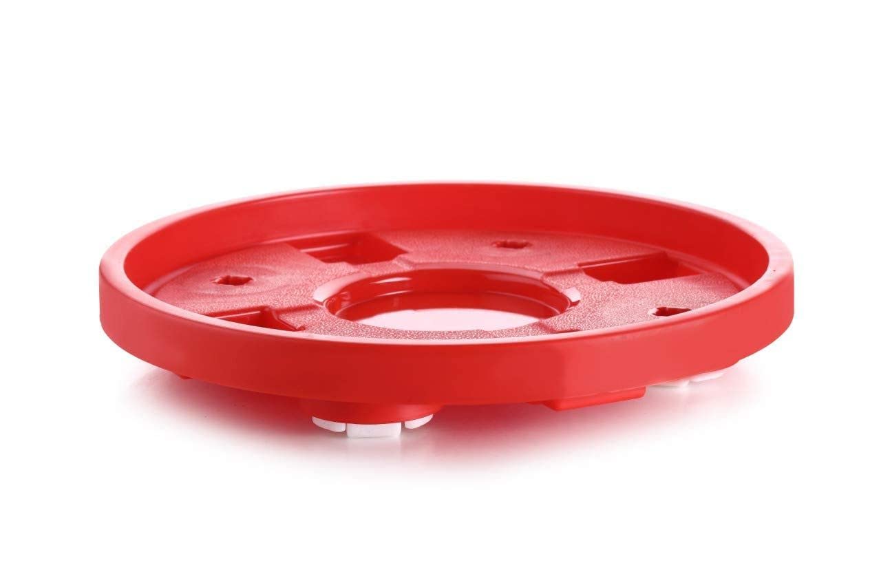 Great Choice Plastic Cylinder Trolley with Wheels Gas Trolley Cylinder Stand,Water Jug Stand, Flower Pot Stand