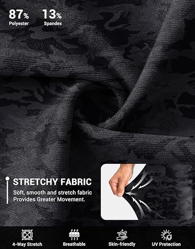 Image of G Gradual Men's Golf Joggers Pants with Zipper Pockets Stretch Sweatpants Slim Fit Track Pants Joggers for Men Work Running