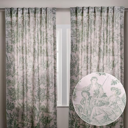 Maison d' Hermine Curtains for living room 100% Cotton 124