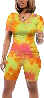 tie dye short set amazon