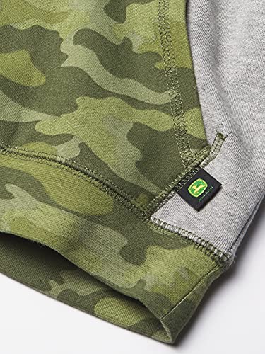 John Deere Boys Toddler Fleece Pullover Hoodie, Gray, 2T #TOP3